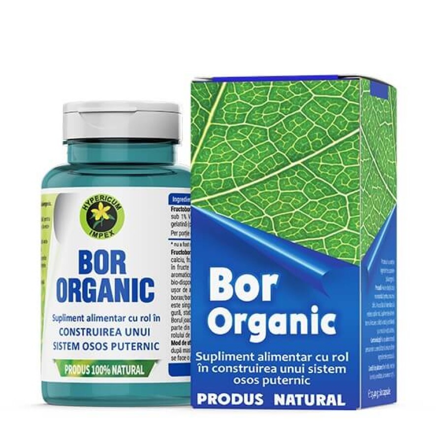 Bor Organic, 60 capsule, Hypericum recenzii