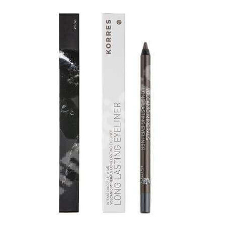 Creion pentru ochi cu minerale vulcanice, nuanta 06 Grey, 1.2 g, Korres