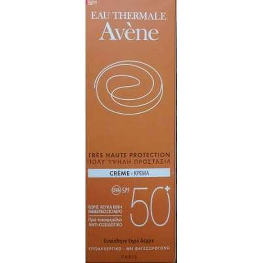 Cremă pentru piele uscată Avene SPF 50+, 50 ml, Pierre Fabre