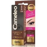 Cremă pentru sprâncene Cameleo, Brown 4.0, 15 ml, Delia Cosmetics