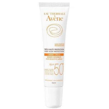 Cremă pentru zone sensibile Avene SPF 50+, 15ml, Pierre Fabre