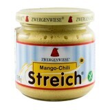 Crema tartinabila vegetala cu chili si mango Bio, 180 gr, Zwergenwise