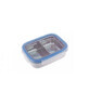 Cutie compartimentată termoizolantă din oțel inoxidabil Bento, cu capac Blue, KS BT2 04, Innobaby