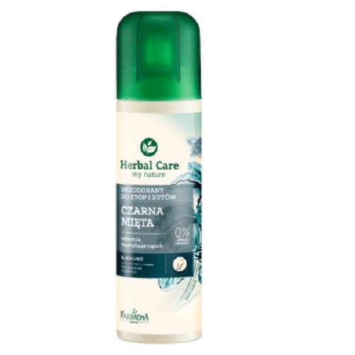 Deodorant pentru picioare cu Menta Neagra Herbal Care, 150 ml, Farmona