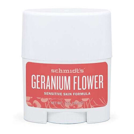 Deodorant pentru piele sensibilă cu Floare de mușcată, 19.8 gr, Schmidt's