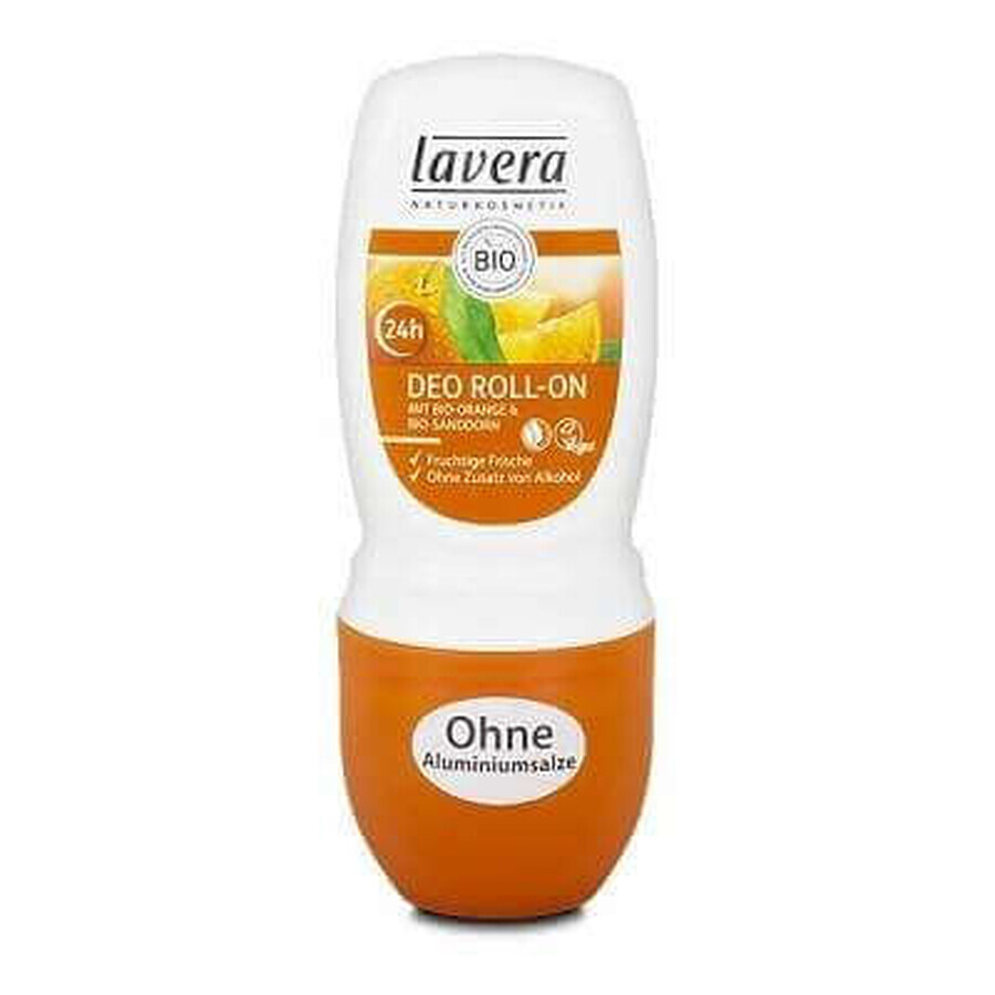 Deodorant roll on delicat cu portocale și cătină, 50 ml, Lavera