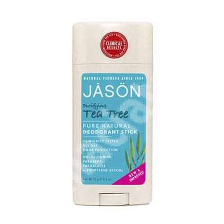 Deodorant stick bio, cu arbore de ceai, 75 g, Jason