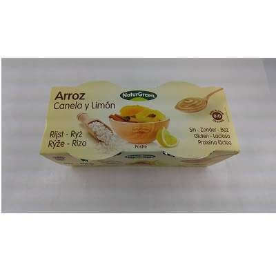 Desert dietetic din orez, cu scorțișoară și lămâie, 250 g, Naturgreen