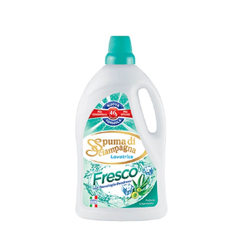 Detergent lichid de rufe Fresco, 2530 ml, Spuma di Sciampagna Mama si copilul