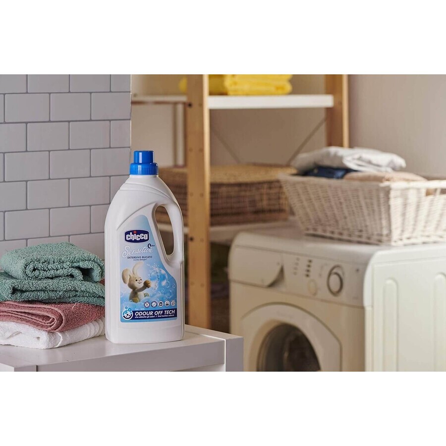 Detergent lichid hipoalergenic pentru haine, +0 luni, 1.5 L, Chicco