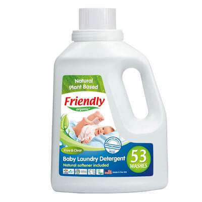 ce se pune in uscatorul de rufe pentru miros Detergent lichid organic pentru rufe fara miros, 1.567 ml, Friendly Organic
