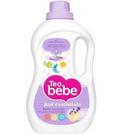 Detergent lichid pentru haine cu lavandă, 1.3L, Teo Bebe