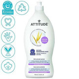 Detergent lichid pentru vase fără miros - Sensitive Skin, 700ml, Attitude