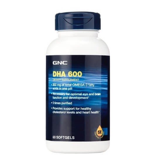 thiossen turbo 600 mg/50 ml pret DHA 600 mg, 60 capsule, GNC