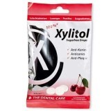 Drops-uri anticarie cu Xylitol, aromă de cireșe, 60 g, Miradent