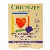 Elderberry Super Immune SoftMelts, 27 tablete, ChildLife Essentials