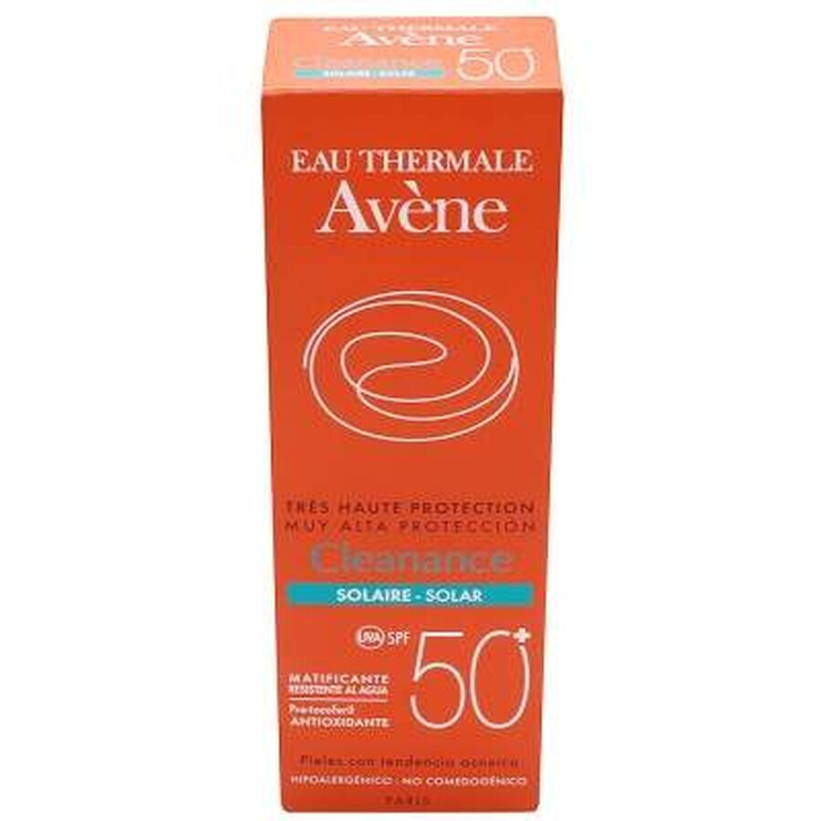 Emulsie SPF50 Avene Cleanance, 50 ml, Pierre Fabre