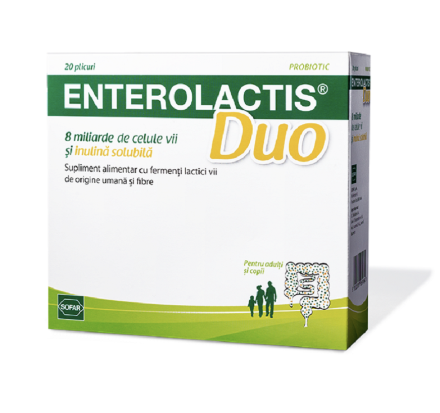 Enterolactis Duo, 20 plicuri, Sofar