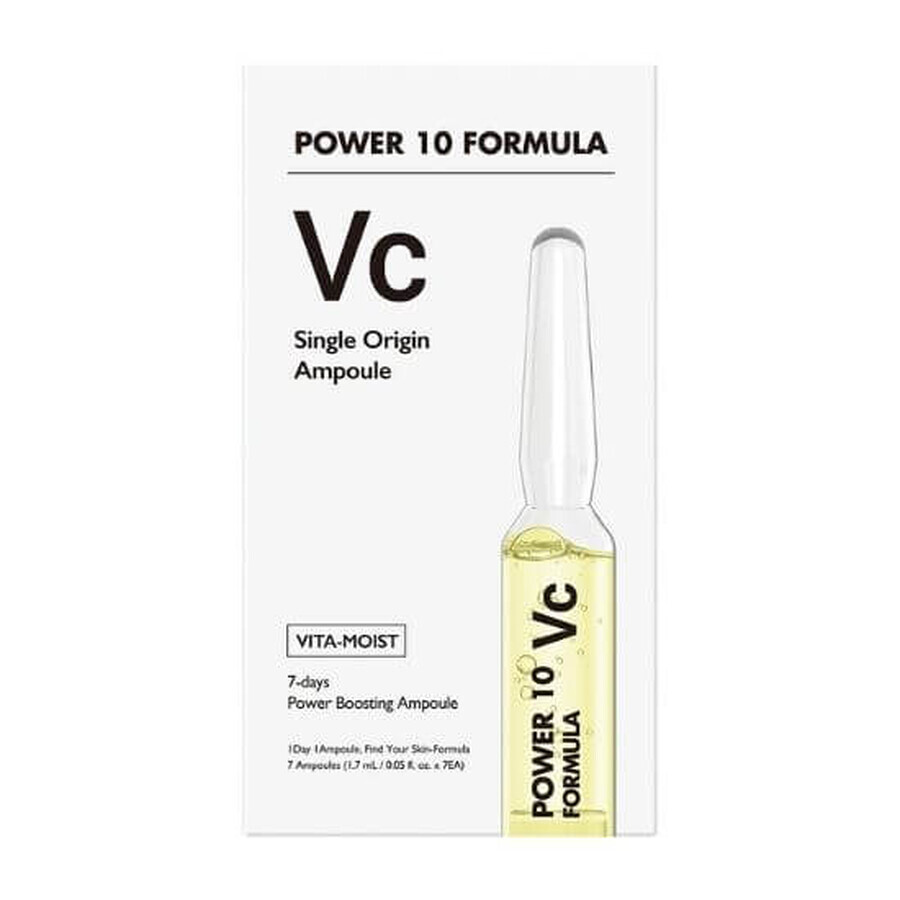 Fiole cu Vitamina C pentru ingrijirea tenului, Single Origin VC, 7x1.7 ml, Its Skin