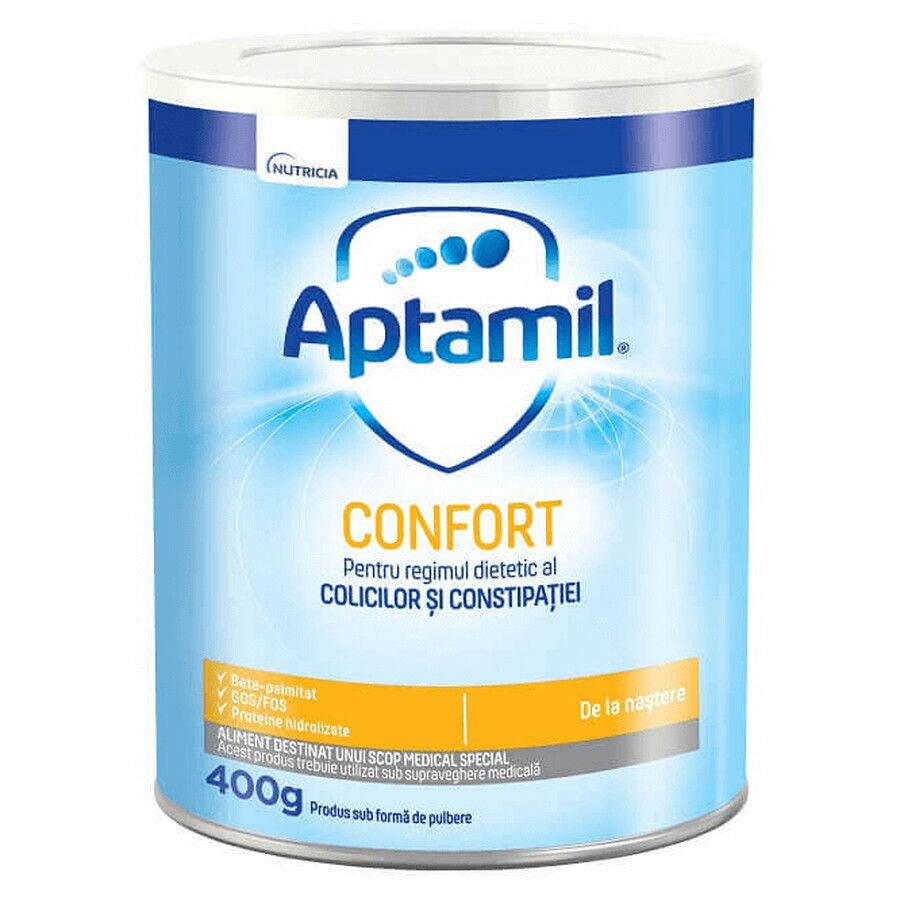 Latte in polvere Aptamil Confort, 0+ mesi, 400 g, Nutricia