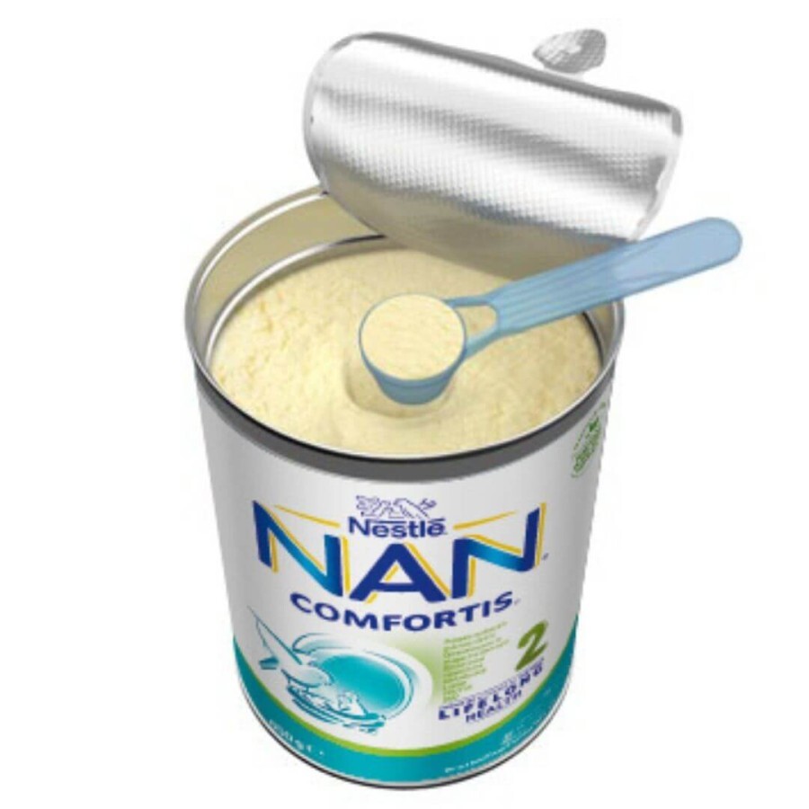 Formulă de lapte de continuare Nan 2 Comfortis, +6 luni, 800 g, Nestlé