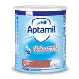 Formulă de lapte de început Fără Lactoză, 400 g, Aptamil