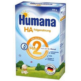 Formulă de lapte hipoalergenică de continuare, HA2, 6 luni, 500 g, Humana