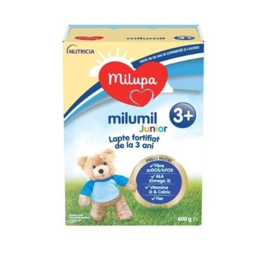 Formula de lapte Milumil Junior, +3 ani, 600 g, Milupa