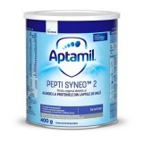 Formula de lapte Pepti 2, 6- 12 luni, 400 g, Aptamil
