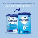 Formulă de lapte praf Nutri-Biotik 1, 0-6 luni, Aptamil, 800 g