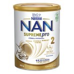 Formulă de lapte praf Nan 2 Supreme Pro, 800 gr, Nestlé