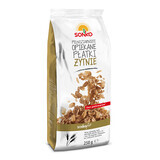 Fulgi de cereale din secară prăjită, fără zahăr, 250 g, Sonko