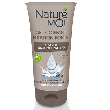 Gel coafant cu fixare puternică cu extract Bio de Zahăr semi-alb, 150ml, Nature Moi