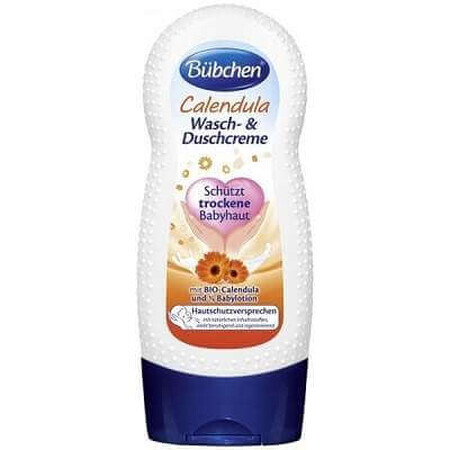 Gel de baie și duș cu gălbenele Bio, 230 ml, Bubchen