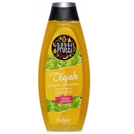 Gel de dus Banane si Agrise Tutti Frutti, 425 ml, Farmona