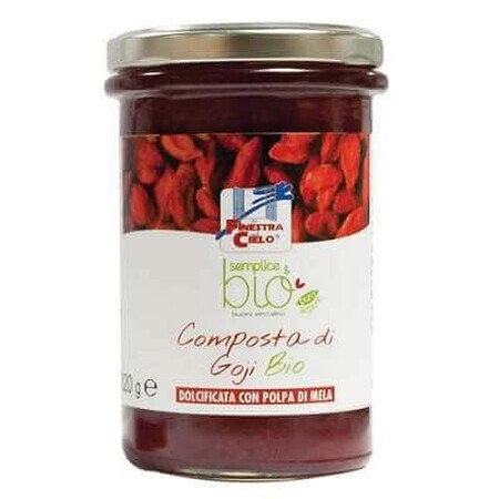 Gem Bio cu goji indulcit cu pulpa de mere, 320 g, La Finestra Sul Cielo