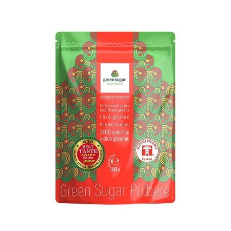 Green Sugar pulbere, 2 kg, Remedia