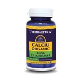Calciu Organic cu alga calcaroasa, 60 capsule, Herbagetica