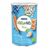Gustare din cereale si morcovi NaturNes Bio, 35 g, Nestle