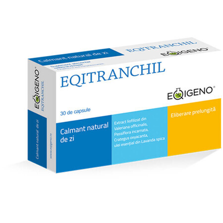 Calmant natural de zi Eqitranchil, 30 capsule, Eqigeno