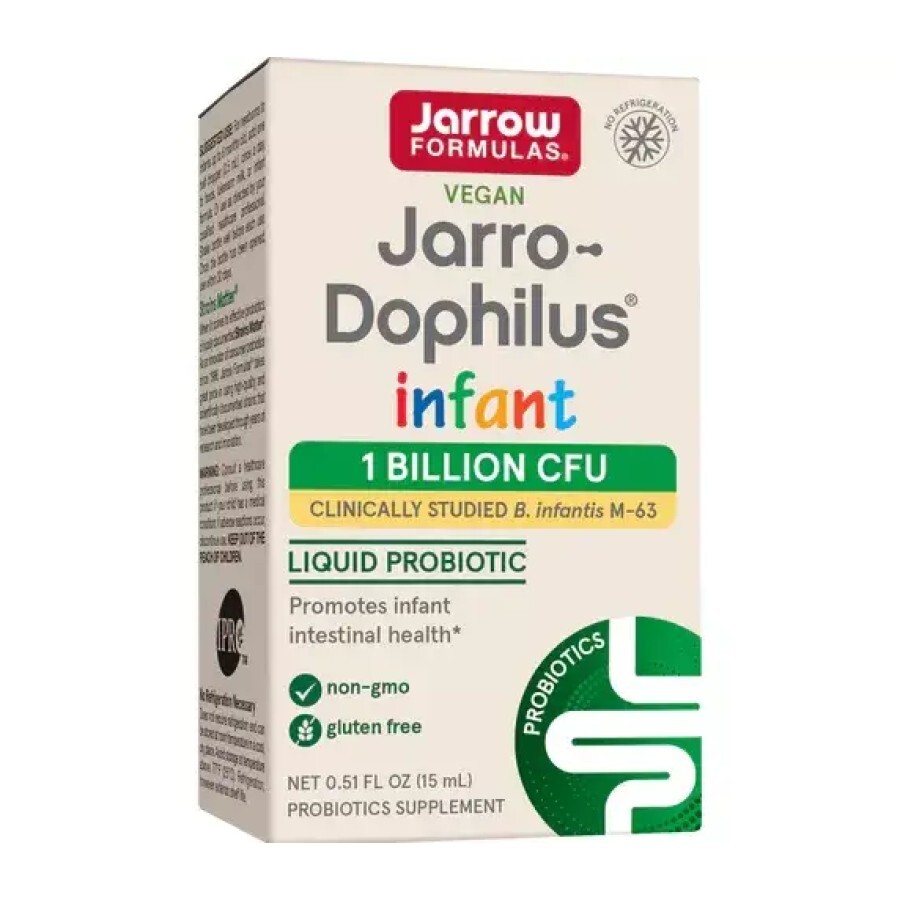 Jarro Dophilus Infant Probiotic Drops, 15 ml, Jarrow Formula