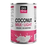 Lapte Bio de cocos - Light, 400ml, Cocofina