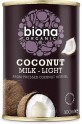 Lapte de cocos Light Organic, 400 ml, Biona