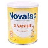 Lapte praf cu vanilie, Formula 3, grupa 1-3 ani, 400 g, Novalac
