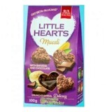 Little Hearts cu banane și ciocolată, 100 g, Sanovita