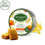 Masca de păr hrănitoare cu miere și flori de tei, 200 ml, All Nature