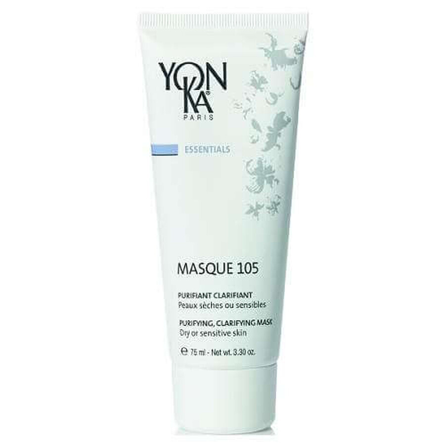 Masca detoxifiantă pentru ten uscat și sensibil Masque 105, 75 ml, YonKa