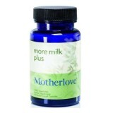 Capsule din 100% plante medicinale pentu mămici care alăptează More milk plus, 60 capsule, Motherlove Herbal