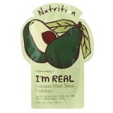 Mască nutritivă cu avocado I M Real, 21g, TonyMoly