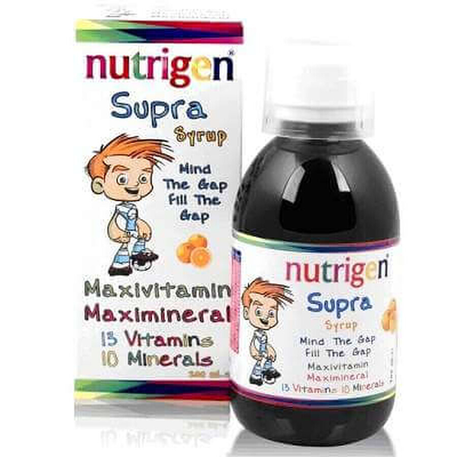 Maxivitamin maximineral, Supra, +12 luni, 200 ml, Nutrigen